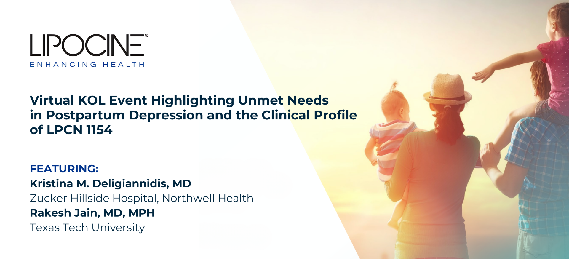 Virtual KOL Event Highlighting Unmet Needs in Postpartum Depression and the Clinical Profile of LPCN 1154